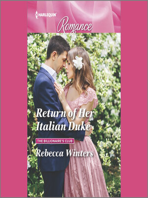 cover image of Return of Her Italian Duke